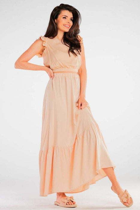 Chic Frilled Maxi Skirt for Effortless Summer Style