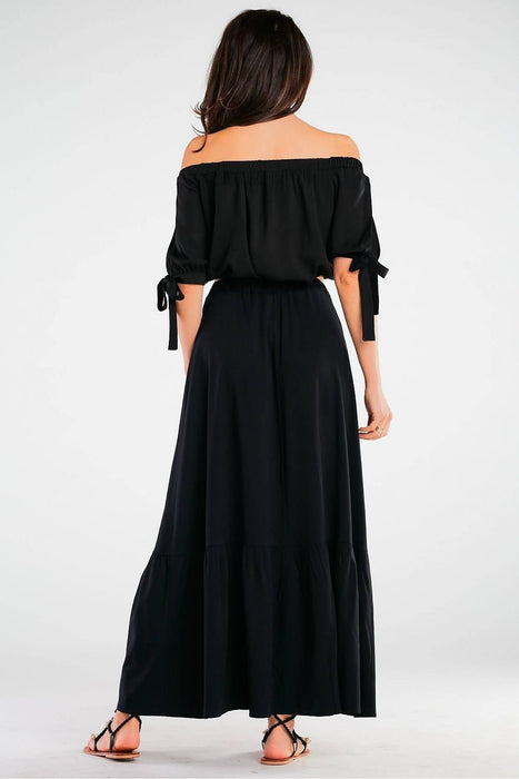 Chic Frilled Maxi Skirt for Effortless Summer Style