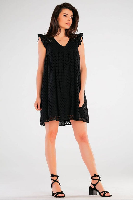 Chic Flared Lace Daydress