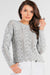 Chic Ribbed Knit Sweater for Women