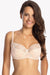 Elegant Embroidered Mesh Support Bra - Gaia Series