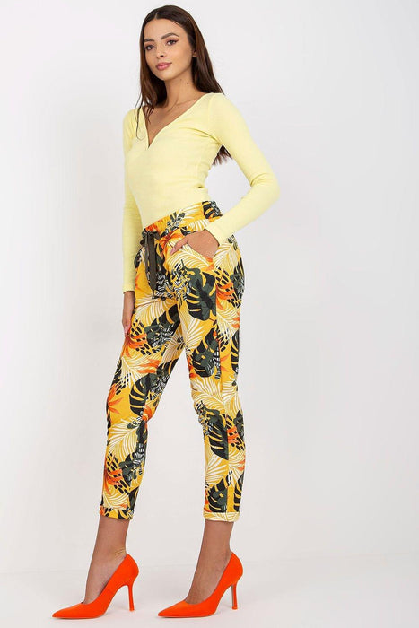 Trendy Adjustable Waist Lounge Pants for Women with Distinctive Prints