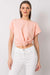 Elegant Ruffled Backless Top