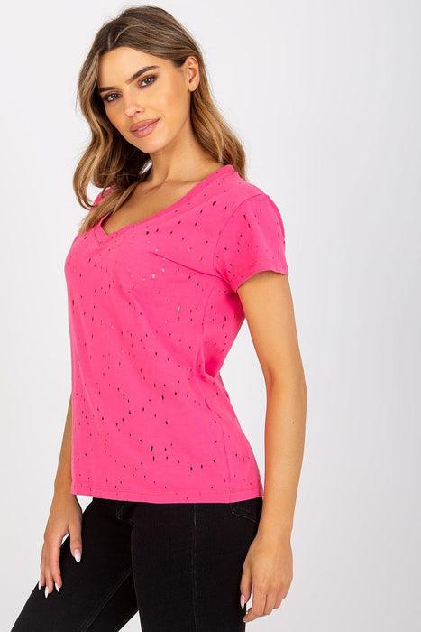 Elegant Openwork Summer T-Shirt