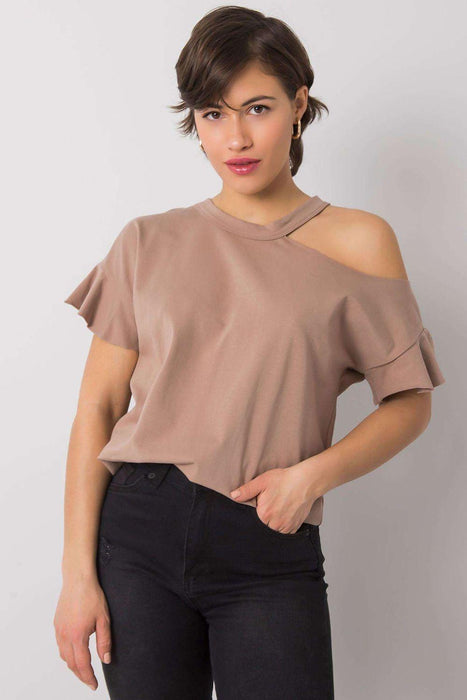 Stylish Off-Shoulder Cotton Top