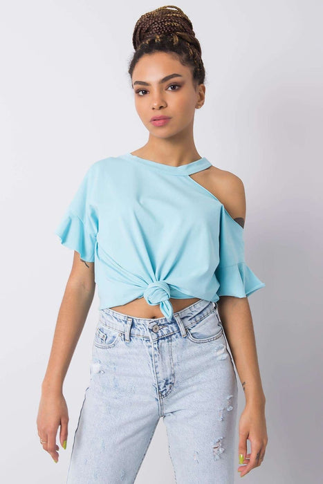 Stylish Off-Shoulder Cotton Top