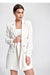 Chic Longline Double-Breasted Jacket with Distinctive Sleeve Accents