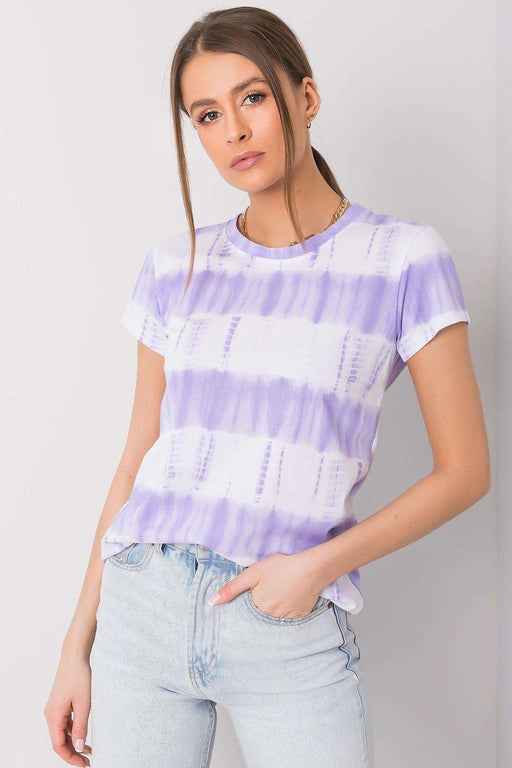 Chic Cotton Graphic Tee for Women - Italy Moda Short Sleeve Top