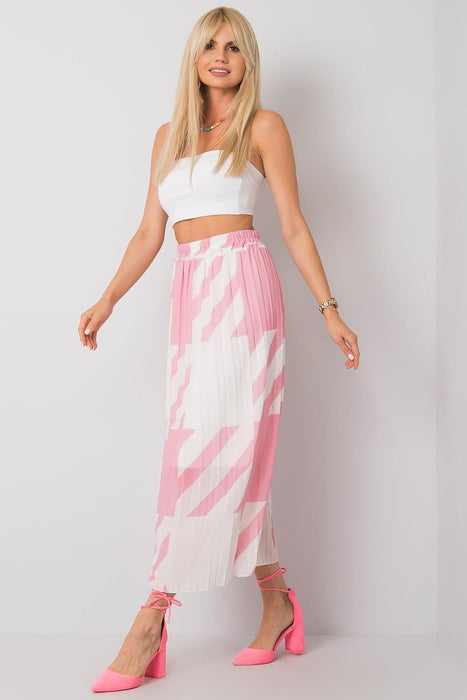 Chic Pleated Summer Skirt with Unique Italian Pattern