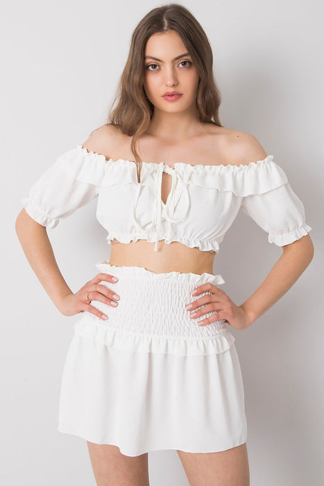 Chic Spanish-Style Tie-Front Top