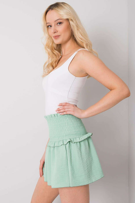 Chic Elastic Waist Summer Mini Skirt