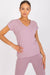 Charming Heart Neckline Cotton T-Shirt for Casual Elegance