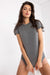 Chic Everyday Comfort: Women's Cotton Blend Short Sleeve Tee