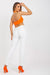 Elegant Essentials: Women's High-Waisted Tapered Pants Set with Chic Belt