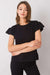 Frilled Sleeve Parisian Cotton Blend Top