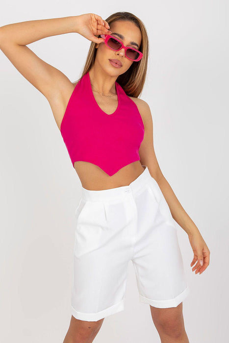 Chic Ribbed Summer Top by Top Rue Paris