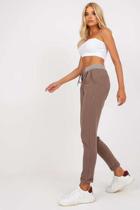 Elegant High-Rise Jogging Trousers