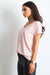 Feminine Heart-Cut Neck Cotton T-Shirt for Women