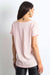 Feminine Heart-Cut Neck Cotton T-Shirt for Women