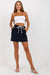 Trendy Mini Skirt with Comfortable Elastic Band and Practical Pockets