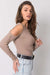 Elegant Ribbed Cotton Top from Rue Paris