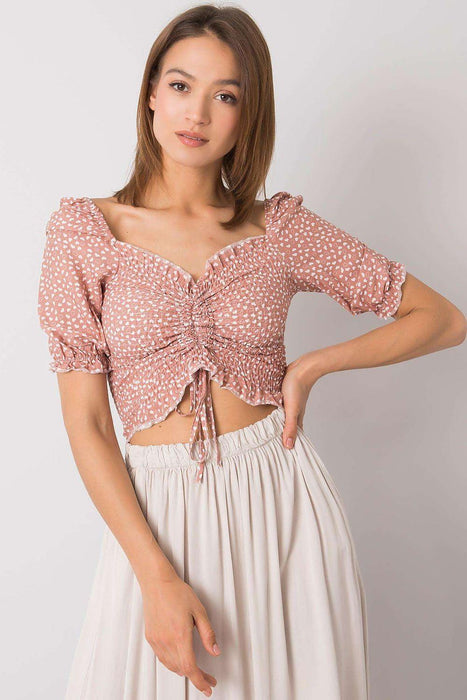 Chic Parisian V-Neck Cotton Blouse