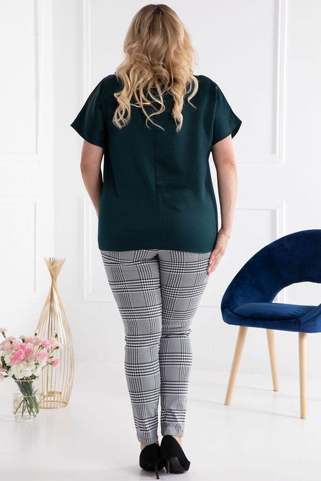 Elegant Plus Size Lace Top - Leona by Karko