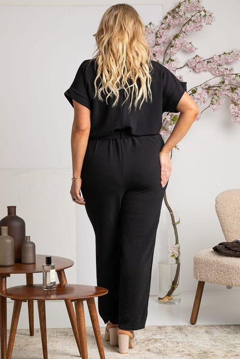 Elegant Plus Size Farida Envelope Jumpsuit: Versatile Elegance for Confident Women