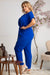 Elegant Plus Size Farida Envelope Jumpsuit: Versatile Elegance for Confident Women