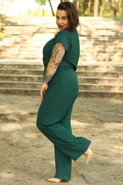 Elegant Plus Size Jumpsuit: Olka One-Piece Ensemble - Chic Plus Size Jumpsuit: The Ultimate Wardrobe Essential