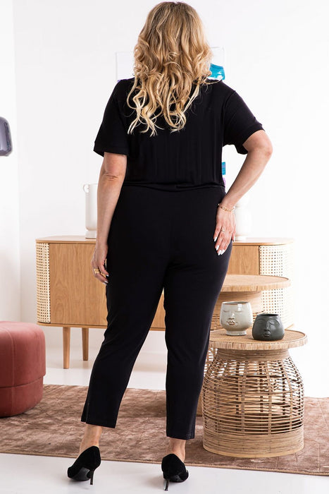 Ibiza Chic Plus Size Knit Jumpsuit