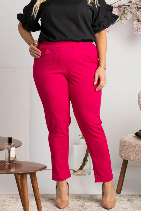 Elegant Plus Size Stretch Pants for Women - A Stylish and Versatile Essential