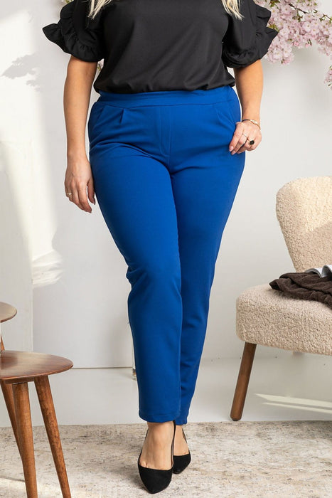 Elegant Plus Size Stretch Pants for Women - A Stylish and Versatile Essential