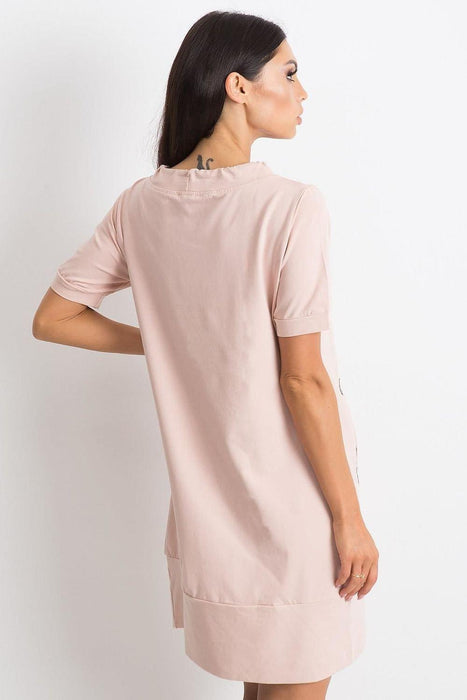 Trendy Short Sleeve Athletic Dress with Pockets