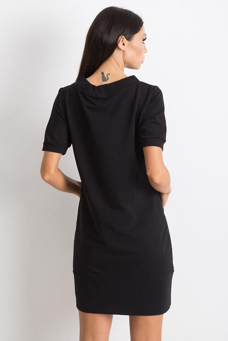 Trendy Short Sleeve Athletic Dress with Pockets