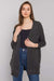 Chic Parisian Long Cardigan with Convenient Pockets