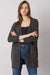 Chic Parisian Long Cardigan with Convenient Pockets