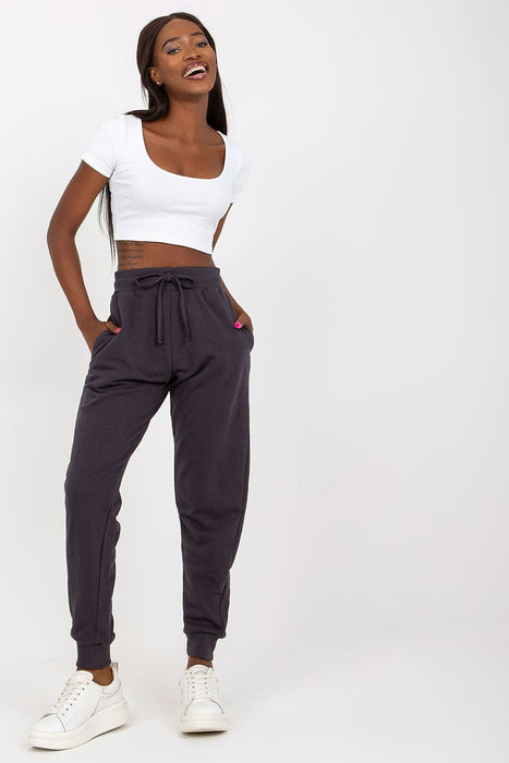 BFG High-Waisted Comfort Sweatpants with Adjustable Elastic Waistband