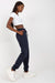 Stylish High-Waisted Lounge Trousers with Pockets and Adjustable Tie