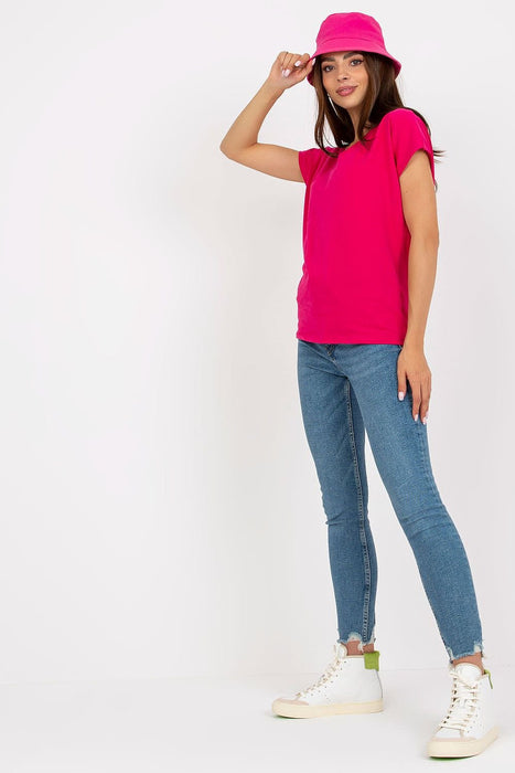 Chic Heart-Shaped Neck Everyday Tee