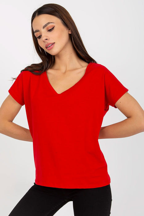 Chic Heart-Shaped Neck Everyday Tee