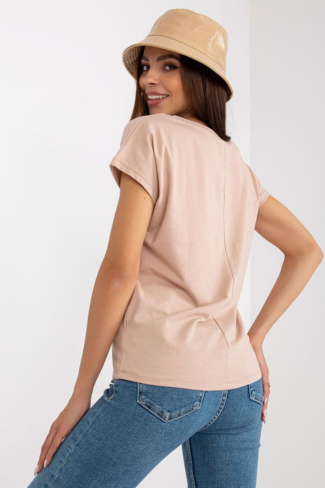 Chic Heart-Shaped Neck Everyday Tee