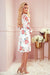 Elegance in Chiffon: Mallow Print Daydress by Numoco