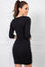 Chic Heart Neckline Pencil Dress by Daydress Rue Paris