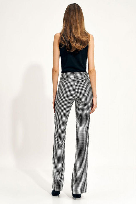 Sophisticated Flare Pants with Belted Design