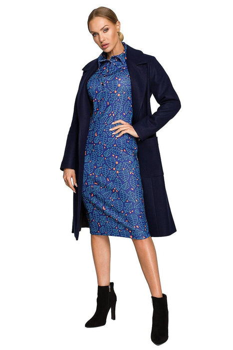 Elegant Fleece Wrap Coat