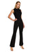 Chic Stretchy Bell Bottom Trousers for Women