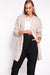 Chic Melange Knit Sweater Coat with Practical Pockets