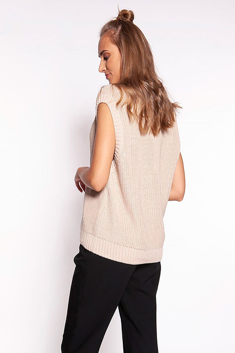 Trendy Oversized Knit Vest: Your Go-To Fashion Statement