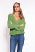 Stylish Heart-Cut Neckline Knit Sweater